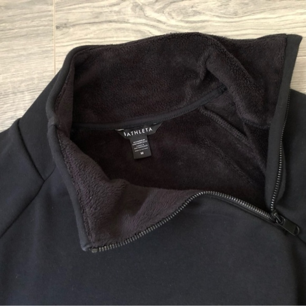 Athleta Pullover Black Sweatshirt - image 4